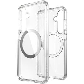Speck Presidio2 Clear Durchsichtig Samsung Galaxy S25 MagSafe Hülle Hardcase Backcover Stoßfest - Transparent