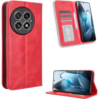 Mobigear Sensation OnePlus 13 Klapphülle Portemonnaie - Rot