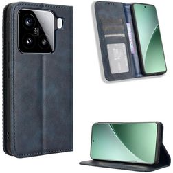 Mobigear Sensation Xiaomi 15 Pro Hülle Klapphülle Geldbörse - Blau