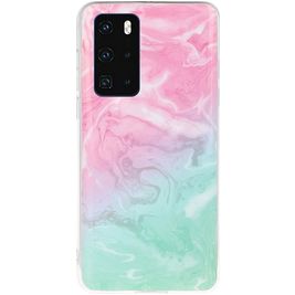 Mobigear Marble Huawei P40 Hülle Flexibles TPU Backcover