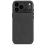 Decoded iPhone 17 Pro Max Hülle Echtes Leder Backcover Stoßfest - Schwarz