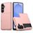 Mobigear Card Samsung Galaxy S26 Plus Hülle Hardcase Backcover Stoßfest mit Kartenhalter - Roségold