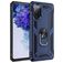 Mobigear Armor Ring Samsung Galaxy S20 FE Hülle Hardcase Backcover Stoßfest mit Ringhalter - Blau