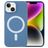 Mobigear Rubber Touch iPhone 15 Silikon MagSafe Hülle Backcover - Blau