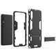 Mobigear Armor Stand Samsung Galaxy A50 Hülle Hardcase Backcover Stoßfest mit Ständer - Schwarz