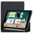 Mobigear Tri-Fold Gel iPad 5 (2017) Hülle TPU,Kunstleder Klapphülle + Stifthalter - Schwarz