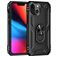Mobigear Armor Ring iPhone 13 Hülle Hardcase Backcover Stoßfest mit Ringhalter - Schwarz