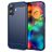 Mobigear Brushed Slim iPhone 17 Hülle Flexibles TPU Backcover - Blau