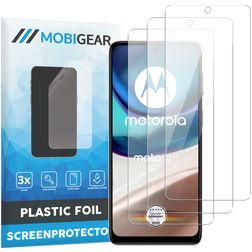 Mobigear Motorola Moto G42 Displayschutz Schutzfolie - Hüllenfreundlich (3er Pack)