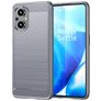 Mobigear Brushed Slim OPPO Reno 7 Lite Hülle Flexibles TPU Backcover - Grau