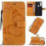 Mobigear Butterfly Motorola Moto G8 Power Hülle Klapphülle Geldbörse - Cognac