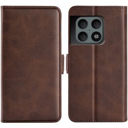 Mobigear Slim Magnet OnePlus 10 Pro Hülle Klapphülle Geldbörse - Braun