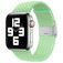 Mobigear Braided Nylon Apple Watch Armband Klappschließe - 49/46/45/44 mm - Limette