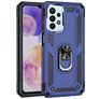 Mobigear Armor Ring Samsung Galaxy A23 Hülle Hardcase Backcover Stoßfest mit Ringhalter - Blau