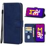 Mobigear Wallet Samsung Galaxy M32 5G Hülle Klapphülle Geldbörse - Blau
