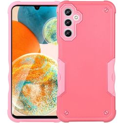 Mobigear Non-slip Armor Samsung Galaxy A14 Hülle Hardcase Backcover Stoßfest - Pink