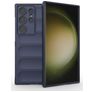Mobigear Bumpy Samsung Galaxy S24 Ultra Hülle Flexibles TPU Backcover - Dunkelblau