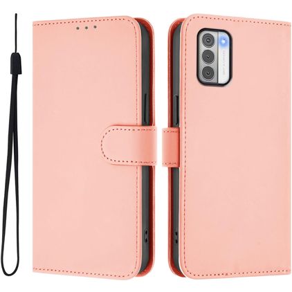 Mobigear Urban Wallet Nokia G42 Klapphülle Portemonnaie - Pink