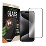 Striker Xtreme Impact iPhone 15 Pro Panzerglas Gehärtetes Glas Displayschutz - Hüllenfreundlich