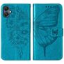 Mobigear Butterfly Samsung Galaxy A05 Hülle Klapphülle Geldbörse - Blau
