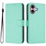 Mobigear Urban Wallet iPhone 16 Hülle Klapphülle Geldbörse - Grün