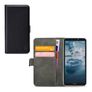 Mobilize Classic Gelly Wallet Nokia C2 2E Hülle Klapphülle Geldbörse - Schwarz