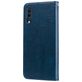 Mobigear Wallet Samsung Galaxy A70 Hülle Klapphülle Geldbörse - Blau