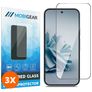 Mobigear Premium Google Pixel 9 Panzerglas Gehärtetes Glas Displayschutz - Hüllenfreundlich - Schwarz (3er Pack)