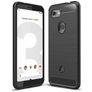 Mobigear Brushed Slim Google Pixel 3a Hülle Flexibles TPU Backcover - Schwarz