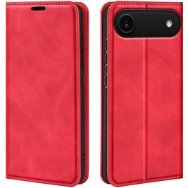 Mobigear Retro Slim iPhone Air Hülle Klapphülle Geldbörse - Rot