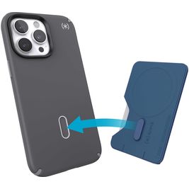 Speck ClickLock Kunststoff Kartenetui - 3 Karten - MagSafe Kompatibel - Coastal Blue