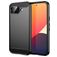 Mobigear Brushed Slim Google Pixel 10a Hülle Flexibles TPU Backcover - Schwarz