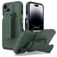 Mobigear Explorer iPhone 14 Pro Max Hülle Hardcase Backcover Stoßfest mit Ständer - Grün