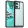 Mobigear Crystal Motorola Edge 40 Neo Hülle Hardcase Backcover - Schwarz