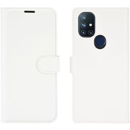 Mobigear Classic OnePlus Nord N10 5G Hülle Klapphülle Geldbörse - Weiß
