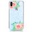 Mobigear Design iPhone XS Max Hülle Flexibles TPU Backcover - Blumen