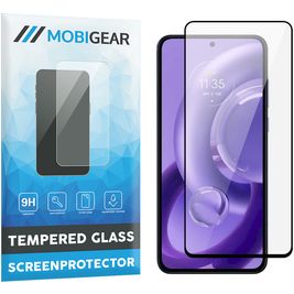 Mobigear Premium Motorola Edge 30 Neo Panzerglas Gehärtetes Glas Displayschutz - Hüllenfreundlich - Schwarz