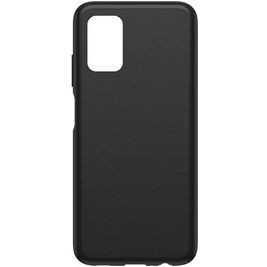 OtterBox React Samsung Galaxy A03s Hülle Flexibles TPU Backcover Stoßfest - Schwarz
