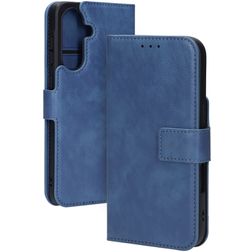 Mobiparts Classic Wallet Samsung Galaxy A36 MagSafe Hülle Klapphülle - Steel Blue