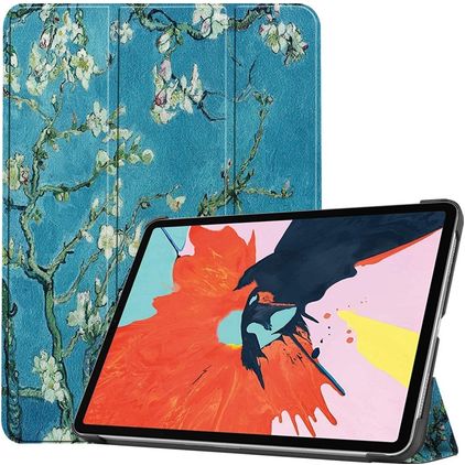Mobigear Tri-Fold iPad Air 5 (2022) Hülle Klapphülle - Mandelblüten