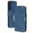 Mobiparts Classic Wallet Samsung Galaxy A25 Hülle Klapphülle Geldbörse - Steel Blue