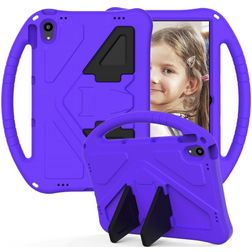 Mobigear AeroArmor Lenovo Tab P11 Plus Gen 1 Tablet Hülle für Kinder mit Tragegriff + Stifthalter - Lila