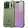 Mobigear Rugged Shield iPhone 18 Pro Hülle Flexibles TPU Backcover Stoßfest - Grün