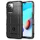 Mobigear Rugged Shield Xiaomi Redmi 10 4G Hülle Flexibles TPU Backcover Stoßfest - Schwarz