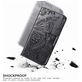 Mobigear Butterfly Nokia 6.2 Hülle Klapphülle Geldbörse - Schwarz