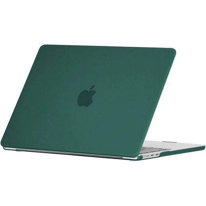 Mobigear Matte MacBook Air 13 Zoll (2022-2026) Hardcase Hülle MacBook Case - Grün - Model A2681 / A3113 / A3240 / A3449