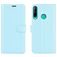 Mobigear Classic Huawei P40 Lite E Hülle Klapphülle Geldbörse - Blau