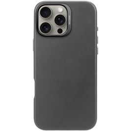 Decoded iPhone 16 Pro Max MagSafe Hülle Echtes Leder Backcover - Schwarz