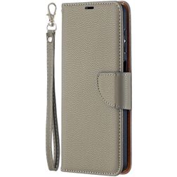 Mobigear Excellent Samsung Galaxy A12 Klapphülle Portemonnaie - Grau