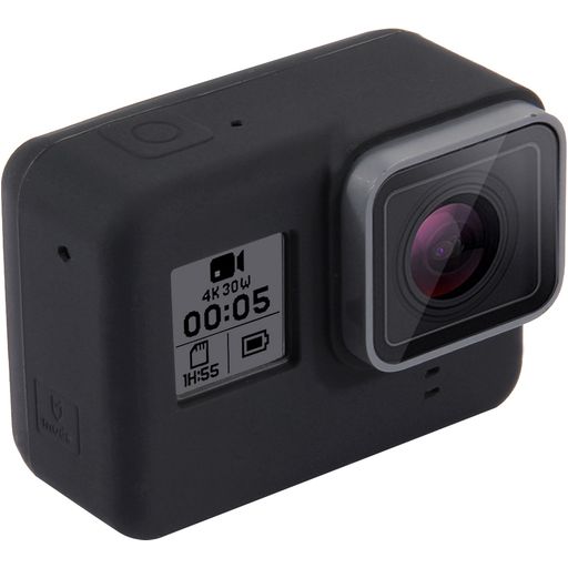 Mobigear Classic GoPro HERO 5 / 6 / 7 / 2018 Hülle Flexibles Silikon - - GoPro HERO 5 / 6 / 7 / 2018 - Schwarz